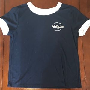 Navy Blue Hollister Slim Tee